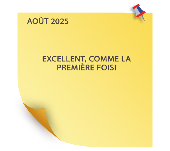 Avis client d'août 2025